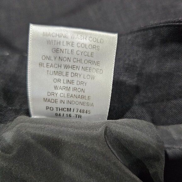 Women's American Airlines‎ Wool Blend Pencil Skirt Charcoal Gray Size 4 Petite - Picture 7 of 7